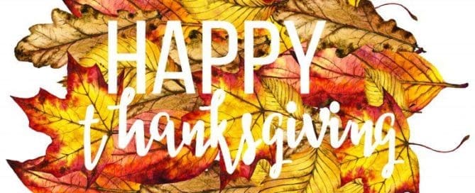 Happy Thanksgiving banner
