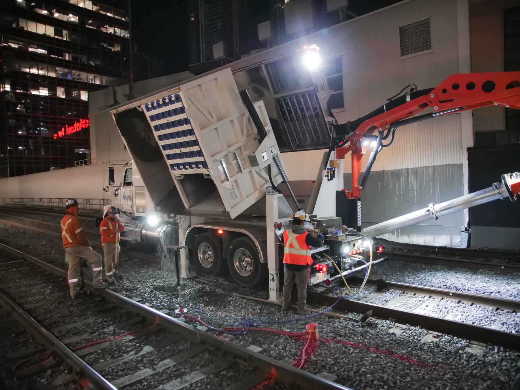 Rail-6 trucks maintenance work