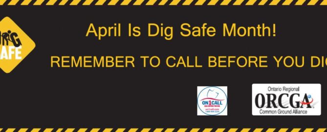 Dig Safe Month Banner