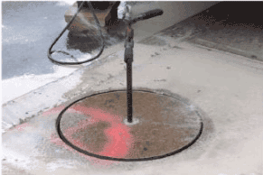 keyhole-process-4 concrete keyhole work