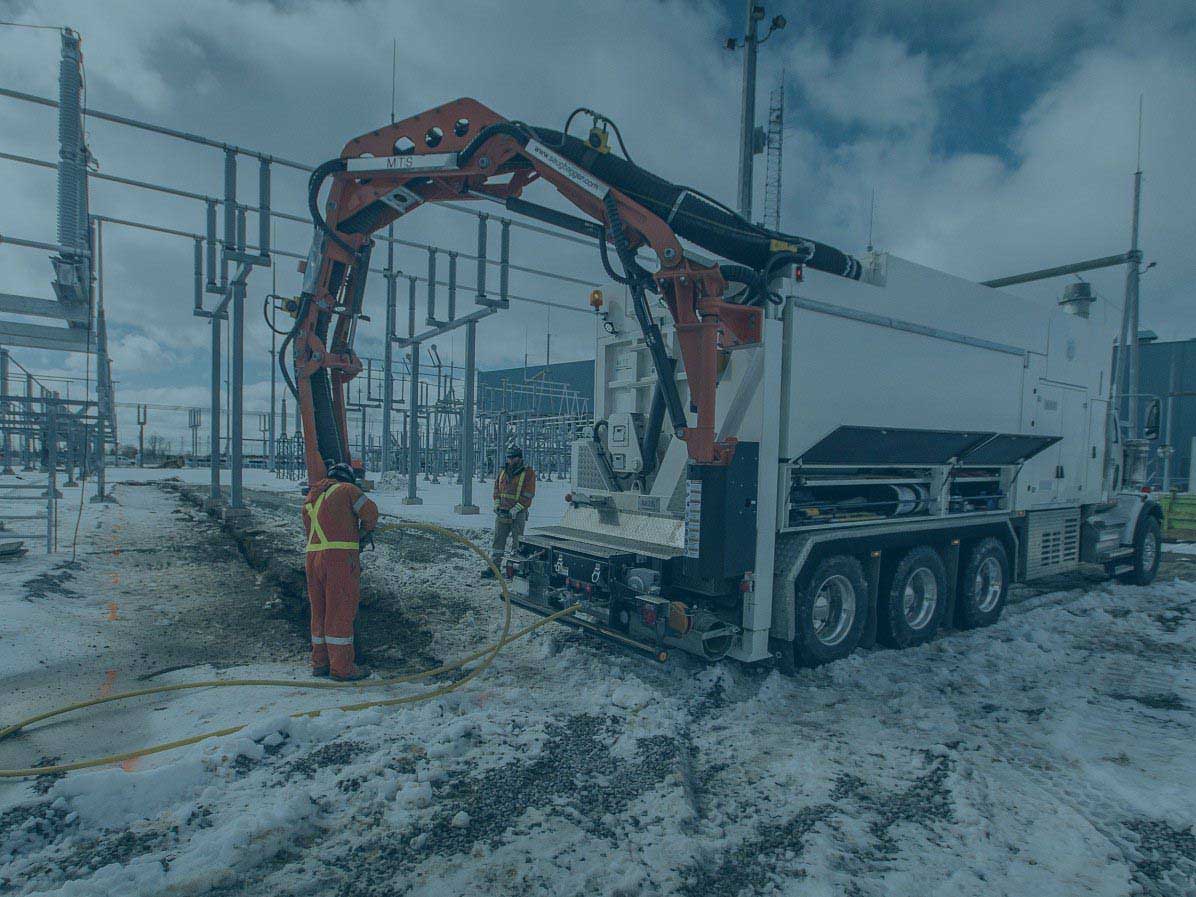 trans Canada hydrovac truck