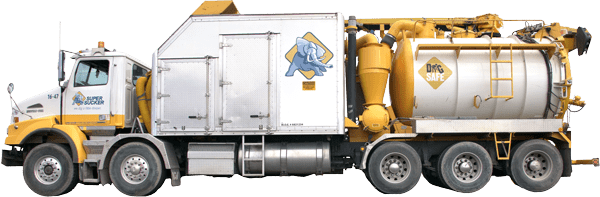 hydro vac truck for facility maintenance