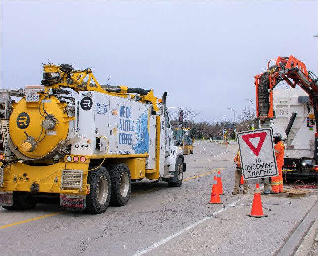 Hydrovac truck